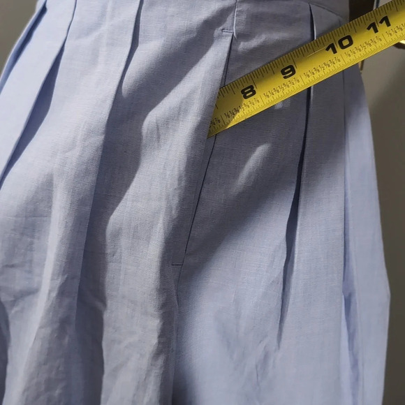 Lands' End Canvas Blue Cotton Mini Skirt - Picture 3 of 9